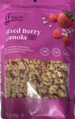 Mixed Berry Flavored Granola