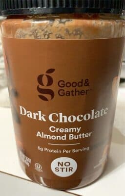 Dark Chocolate Creamy No Stir Almond Butter