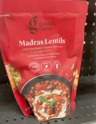 Madras Lentils & Red Beans in a Creamy Tomato Sauce