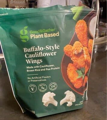 Buffalo-Style Cauliflower Made with Cauliflower, Brown Rice and Pea Protein Wings