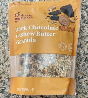 Dark Chocolate Cashew Butter Granola