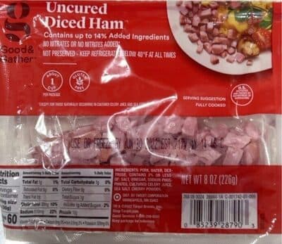 Uncured Diced Ham