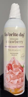 Strawberry Whipped Dairy Topping