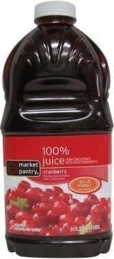 Cranberry Blend Flavored 100% Juice Blended With 3 Other Juices From Concentrate