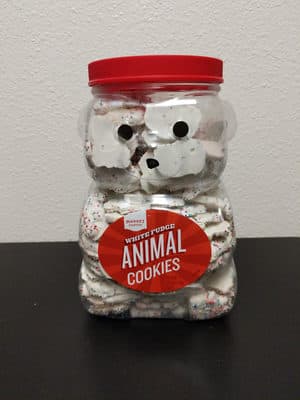 White Fudge Animal Cookies