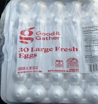 Grade A Large Fresh Eggs