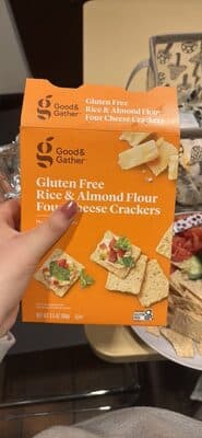 Gluten Free Rice & Almond Flour Four Cheese Crackers