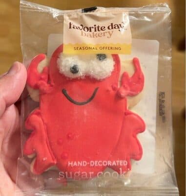 Hand decorated sugar cookie