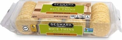 Brown Rice Thins Snack Crackers