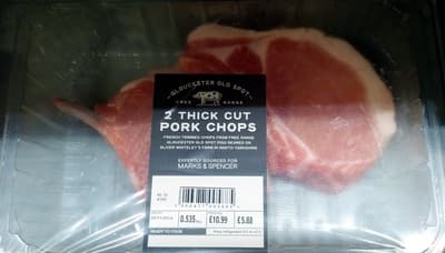 Thick Cut Pork Chops