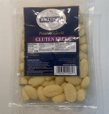 Potato Gluten Free Gnocchi