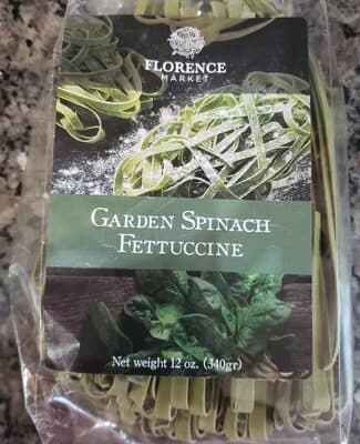 Garde Spinach fettuccine