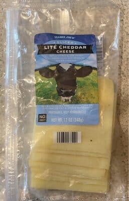 Sliced Lite Cheddar Cheese