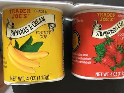 Bananas & Cream - Strawberries & Cream Yogurts
