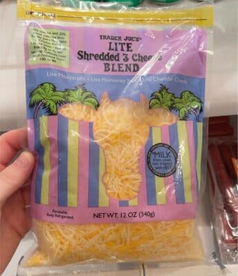 Lite Shredded 3 Cheese Blend