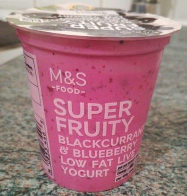Blackcurrant & Blueberry Low Fat Yogurt