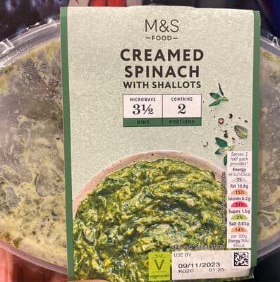 Creamed Spinach