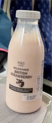 Milkshake british strawberry