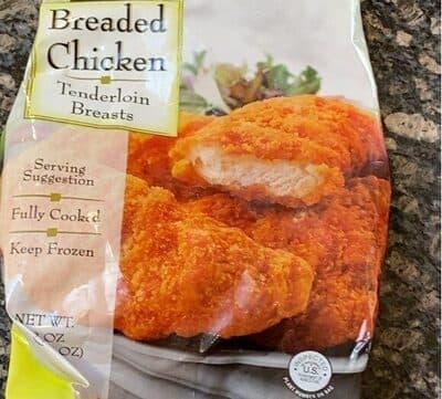 Breaded chicken