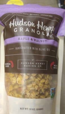 Hudson Henry Bakery Co., Good News Handcrafted Granola, Maples & Walnuts