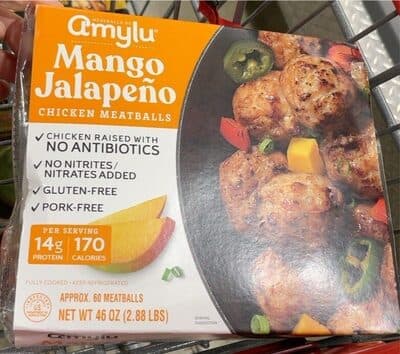 Mango Jalapeno Chicken Meatballs