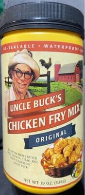 Uncle Buck’s chicken fry mix (original)