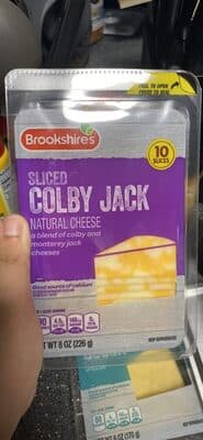 Sliced Colby Jack Cheese
