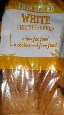 White Thin Sliced Enriched Bread