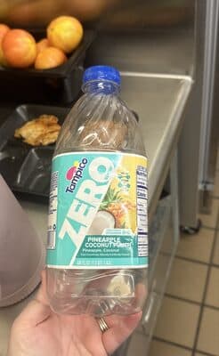 Zero sugar, pineapple, coconut punch