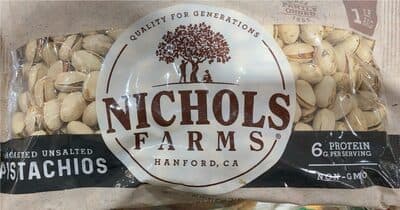 Roasted Unsalted Pistachios