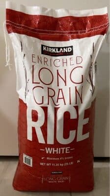 Enrich long grain white rice