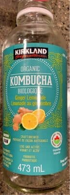 Organic Kombucha Ginger Lemonade
