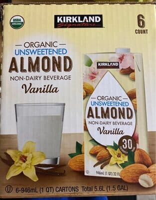 Organic Almond Unsweetened Beverage