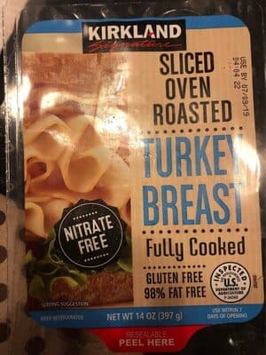 Sliced Roasted Turkey Breast