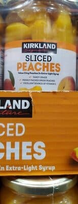 Sliced Peaches