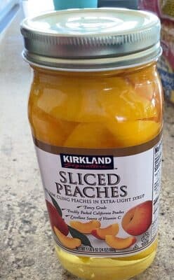 Sliced Peaches