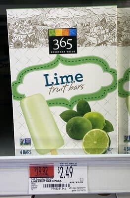 Lime Fruit Bars