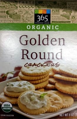 Golden Round Crackers
