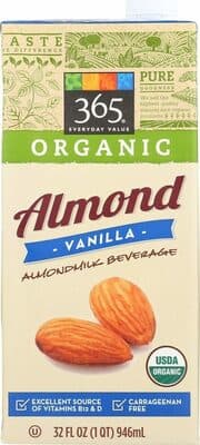 VANILLA ORGANIC ALMONDMILK, VANILLA