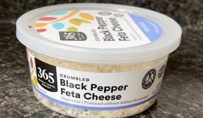 Black Pepper Crumbled Feta Cheese