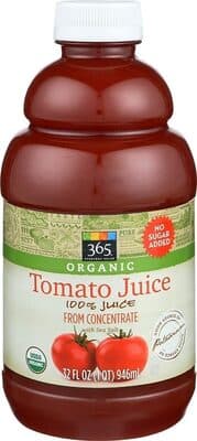 Tomato Organic Juice From Concentrate With Sea Salt