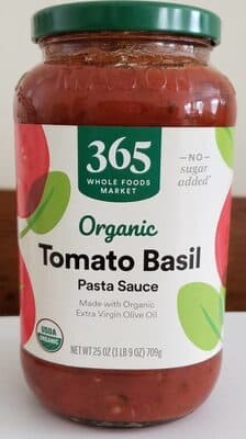 Tomato Basil Organic Pasta Sauce