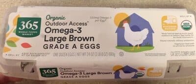 Omega-3 Brown Grade A Eggs