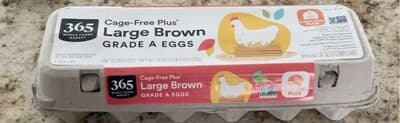 Grade A Cage-Free Plus Large Brown Eggs