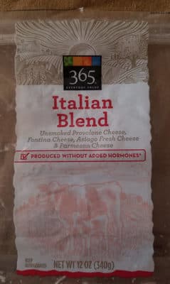 Unsmoked Provolone Cheese, Parmesan Cheese & Asiago Fresh Cheese Italian Blend