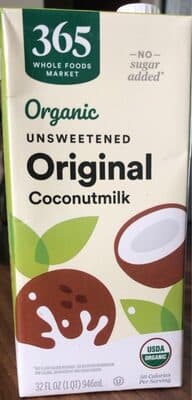 Unsweetened Original Organic Coconut Milk