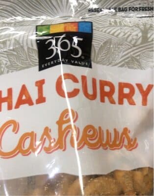 Mild Thai Curry Cashews
