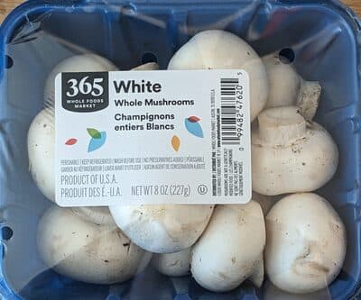 White Whole Mushrooms