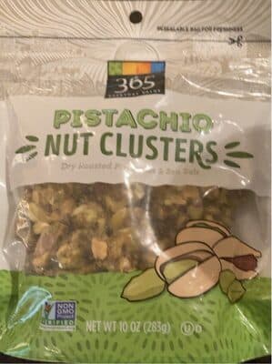 Dry Roasted & Sea Salt Pistachio Nut Clusters