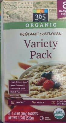 Organic Instant Oatmeal